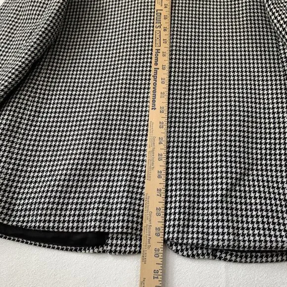Vintage Dumas Blazer Jacket Women 14 Houndstooth Career Retro Lined Y2K USA Corp - Picture 7 of 14
